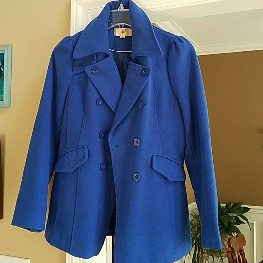 Royal blue coat